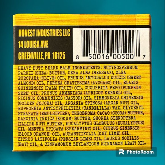 Honest Amish~ Heavy Duty Beard Balm~ 2oz (WB) - Picture 2 of 2